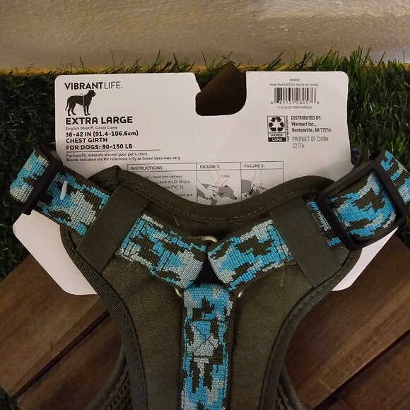 Vibrant Life Dog Harness XL Olive Camo Harness New NWT - Picture 6 of 11